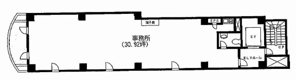 高山ランド第12ビル 4 フロア図面 7