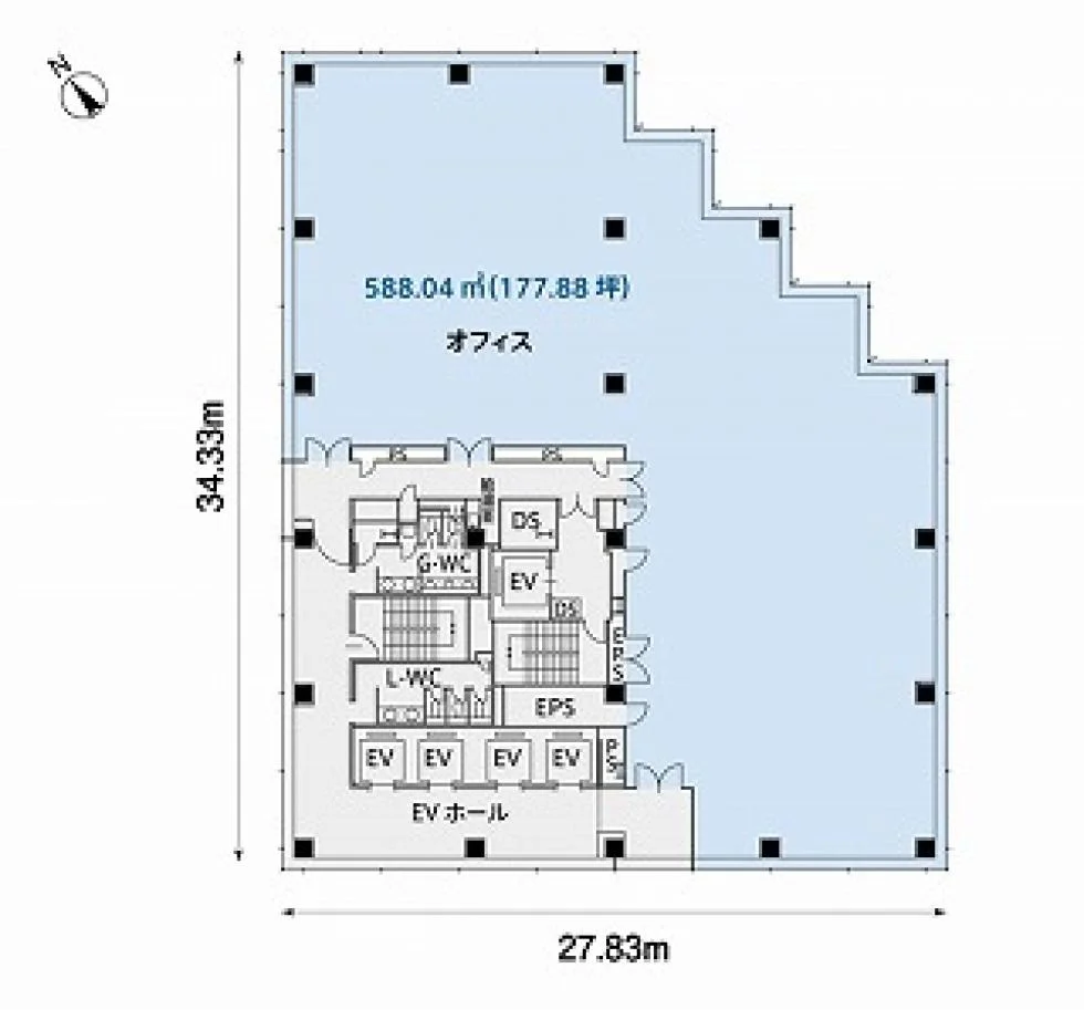 MFPR渋谷ビル 13 フロア図面 11