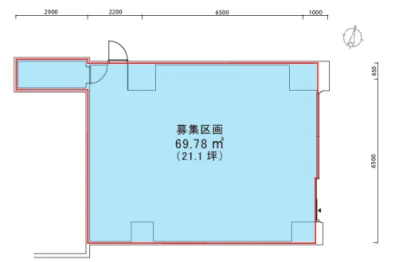 五島育英会ビル B2 フロア図面 11