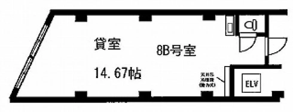 渋谷フラットビル(渋谷Qフラットビル) 8 フロア図面 11