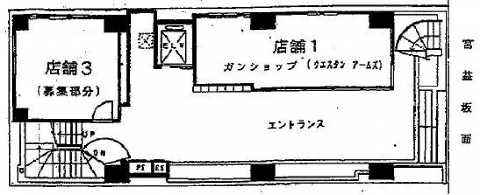 グローリア宮益坂ビル 1 フロア図面 1