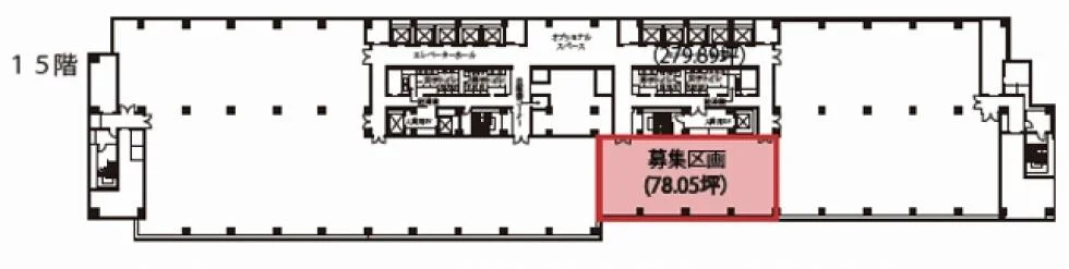 渋谷マークシティ 15 フロア図面 6