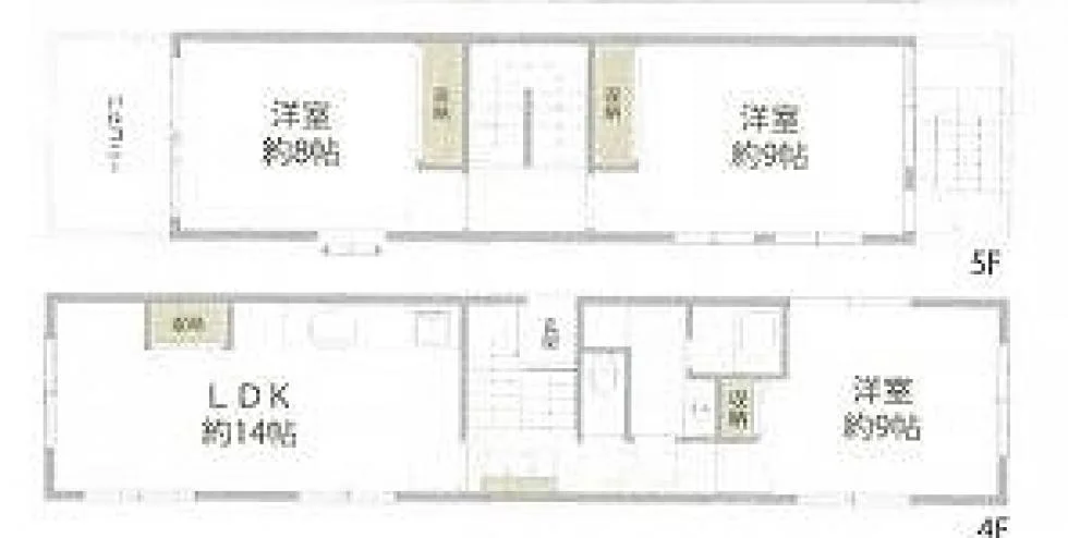 尾形ビル 4 フロア図面 10