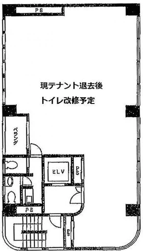 広尾西川ビル 5 フロア図面 6