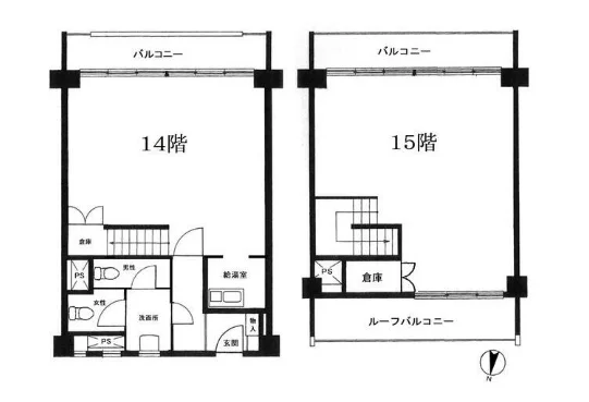 神宮前コーポラス 14 フロア図面 9