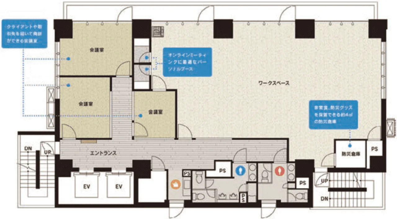 COERU渋谷二丁目(コエル渋谷2丁目) 6 フロア図面 3
