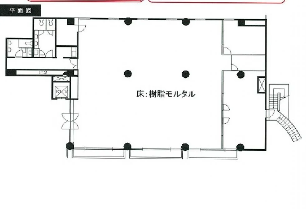 第5スカイビル 2 フロア図面 1