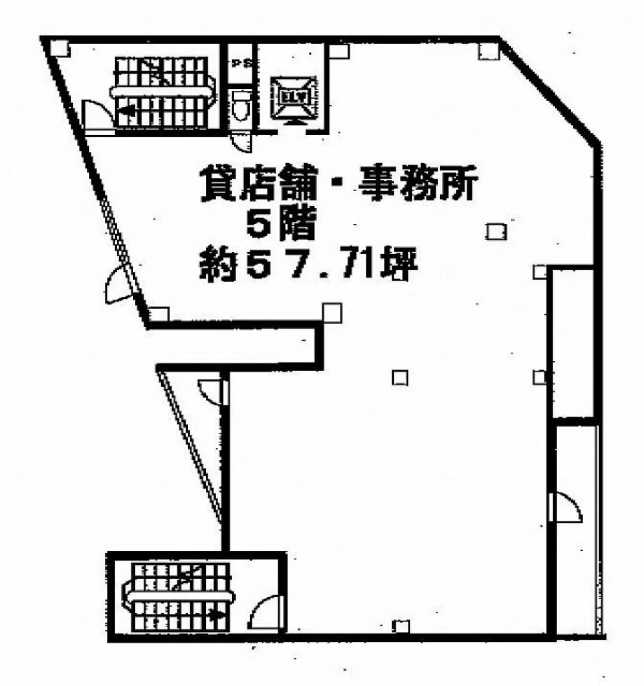 COXY188(コクシィ188)ビル 5 フロア図面 6