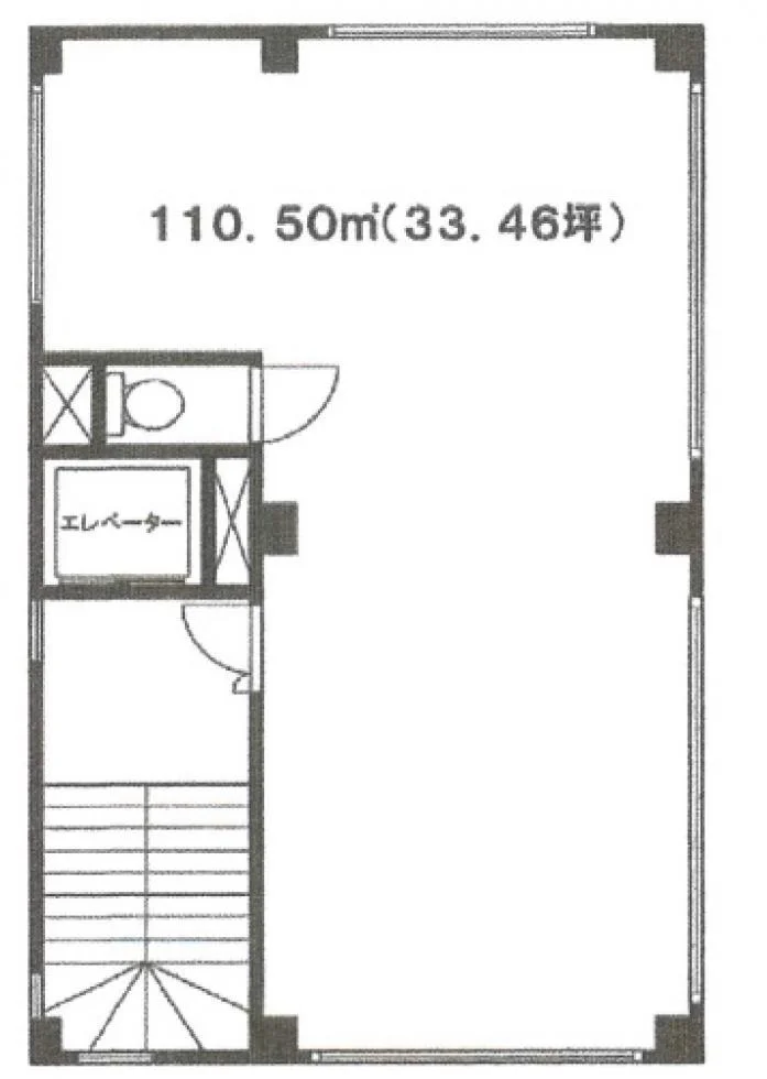 名畑ビル 3 フロア図面 9
