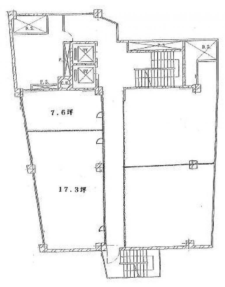 新大宗ビル3号館 11 フロア図面 6