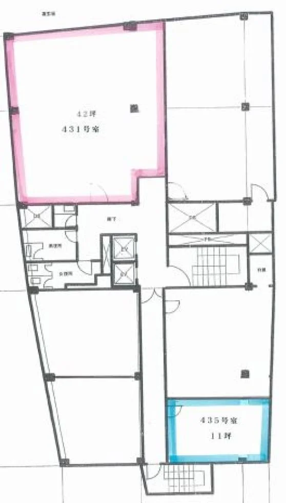 新大宗ビル3号館 4 フロア図面 6