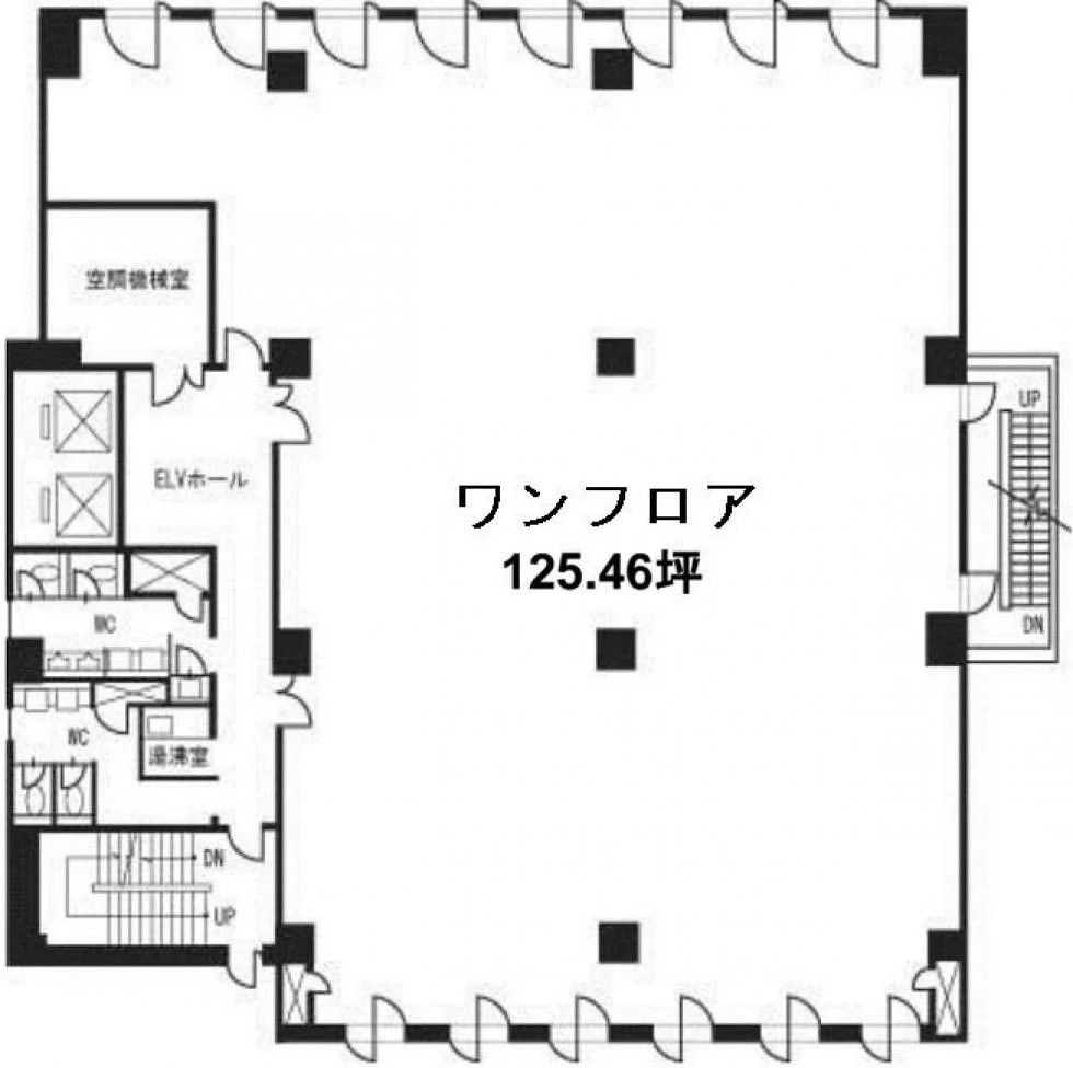 西新宿松屋ビル 8 フロア図面 9