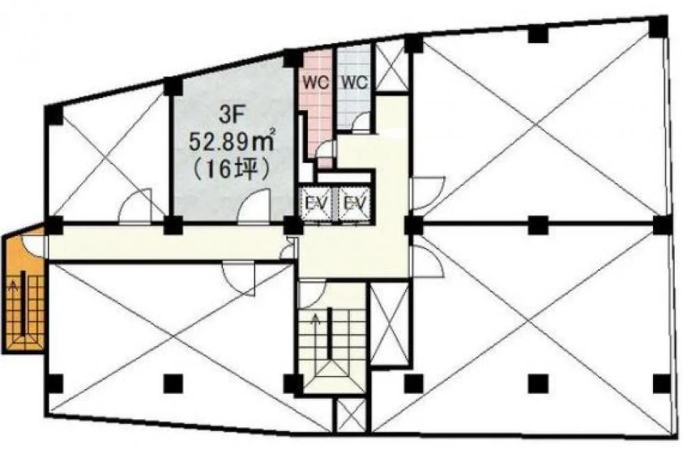 新大宗ビル3号館 3 フロア図面 5