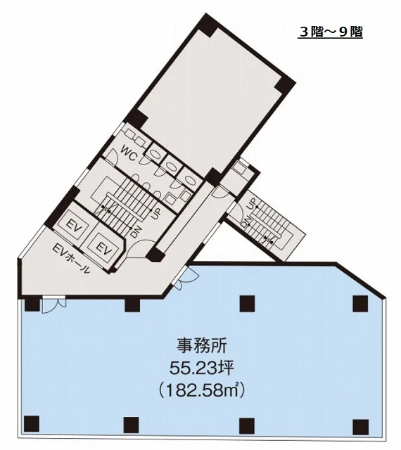 宮益坂プレイス渋谷 9 フロア図面 9