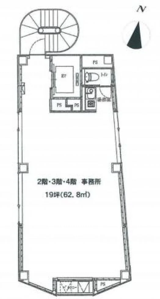 ビルトップ 2 フロア図面 5