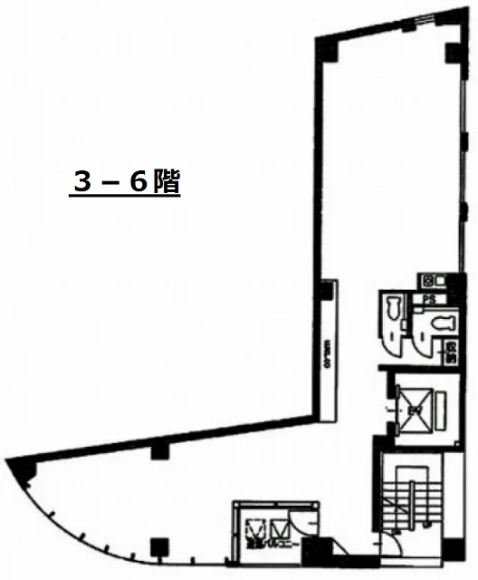 VORT渋谷道玄坂 3 フロア図面 1