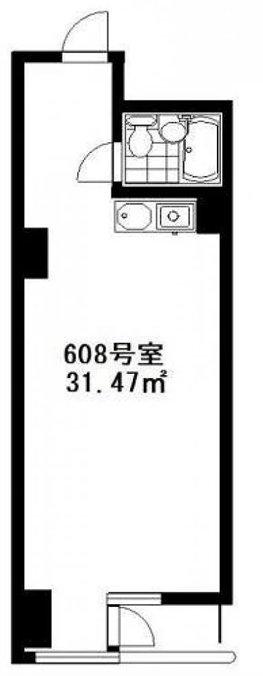 パルムハウス初台ビル 6 フロア図面 5
