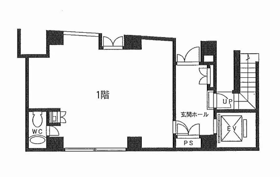BRエビスAKビル 1 フロア図面 9