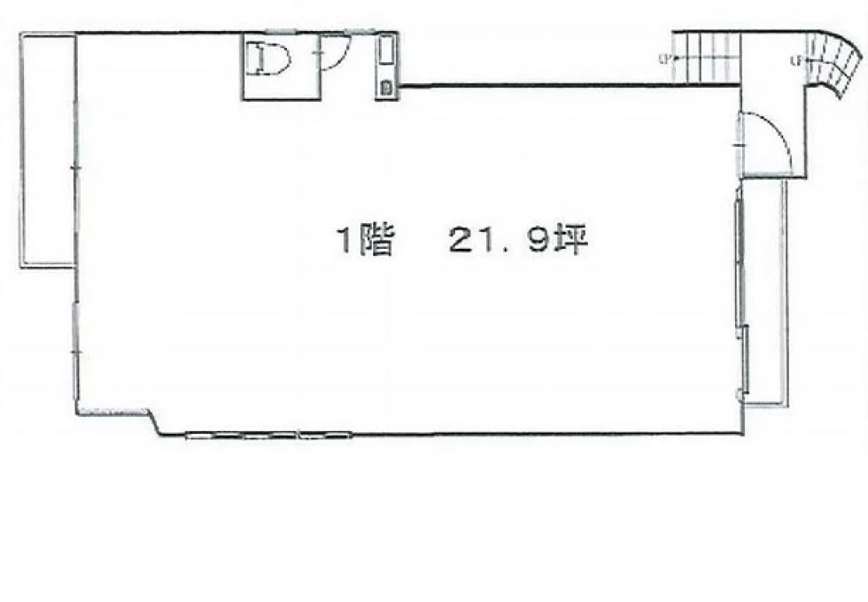 渋谷高橋ビル B1 フロア図面 5