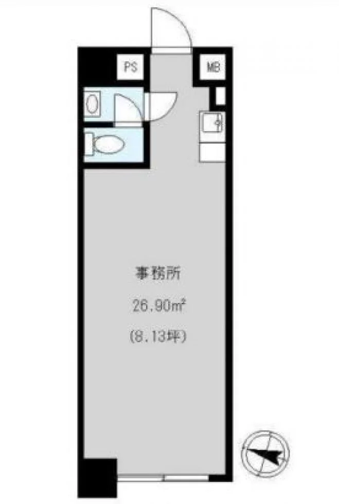 グローリア宮益坂Ⅲ(南館) 4 フロア図面 6