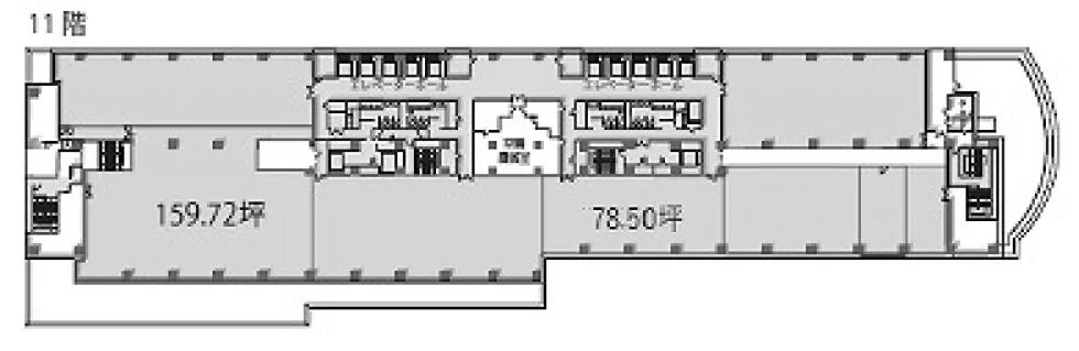 渋谷マークシティ 11 フロア図面 6