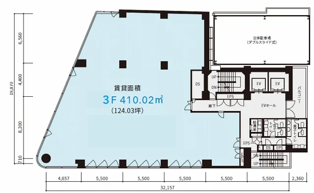 渋谷道玄坂スカイビル 3 フロア図面 11