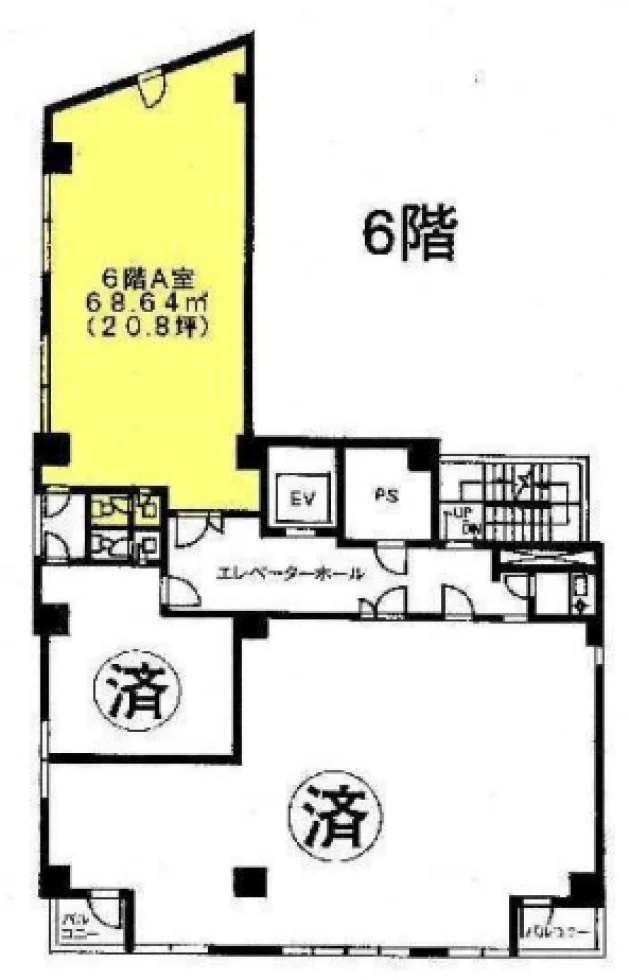 島田ビル 6 フロア図面 5