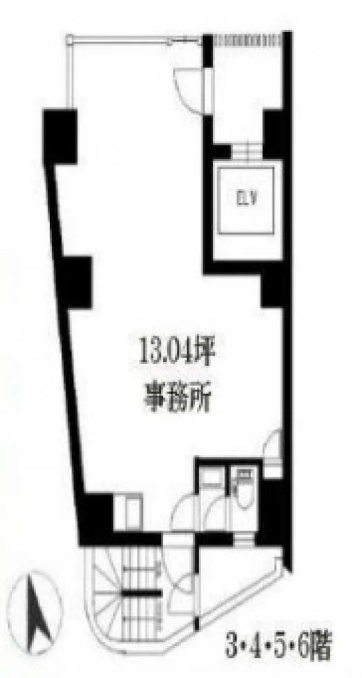 S:vort恵比寿(Svort恵比寿) 3 フロア図面 6