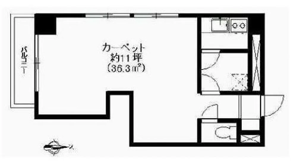 小野木ビル 5 フロア図面 9