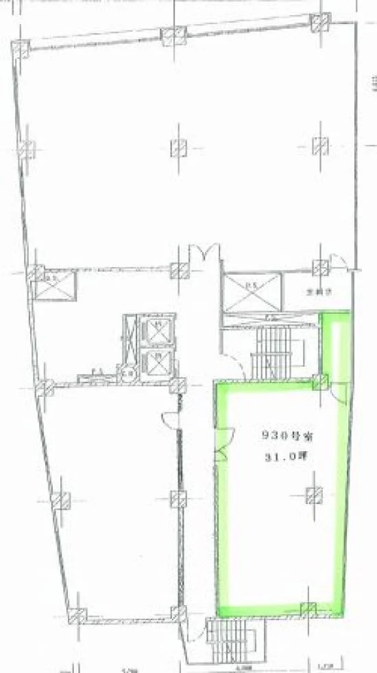 新大宗ビル3号館 9 フロア図面 5