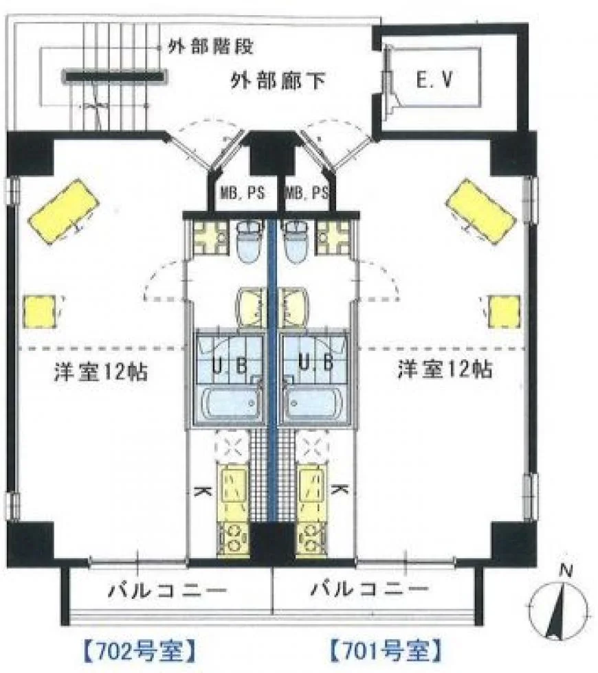 Y,S TERRACE原宿(ワイズテラス原宿)ビル 7 フロア図面 9