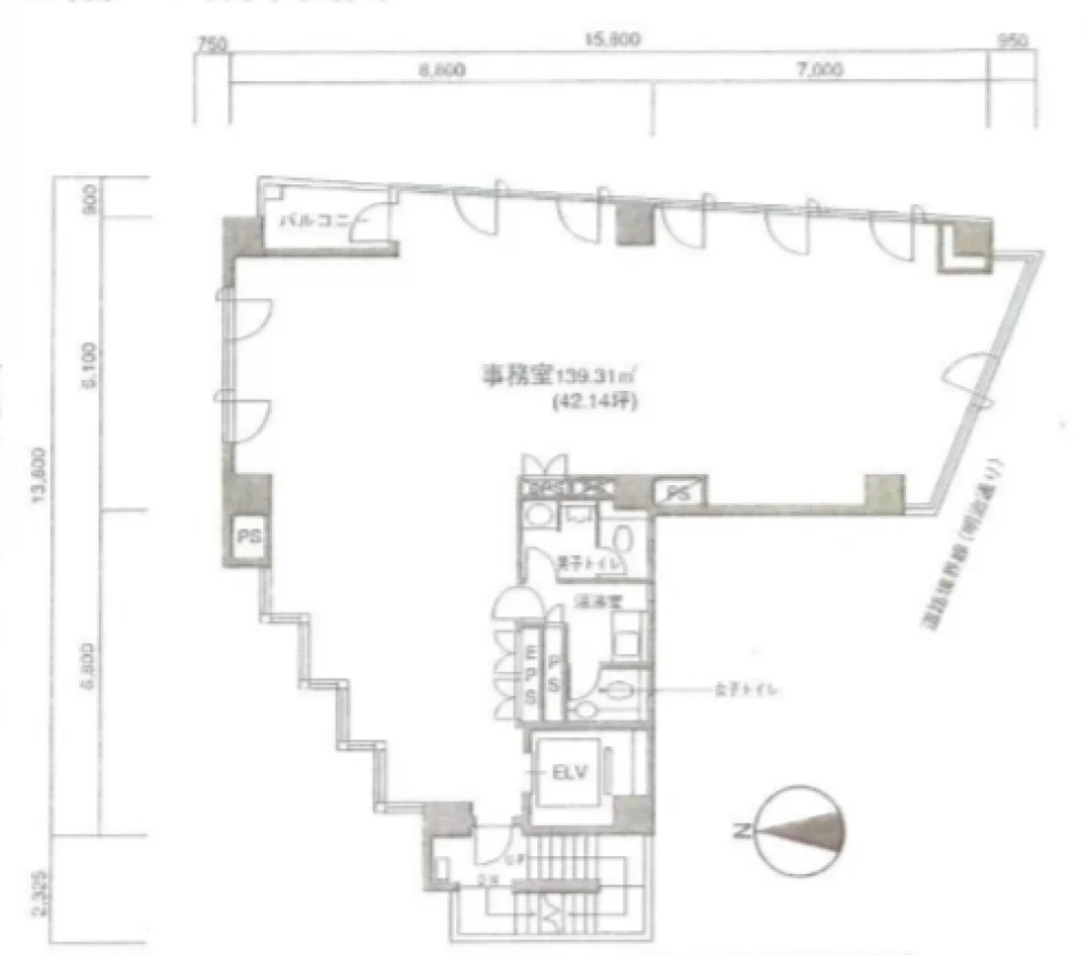 HAGIWARA BLDG.2(萩原ビル第2) 7 フロア図面 5
