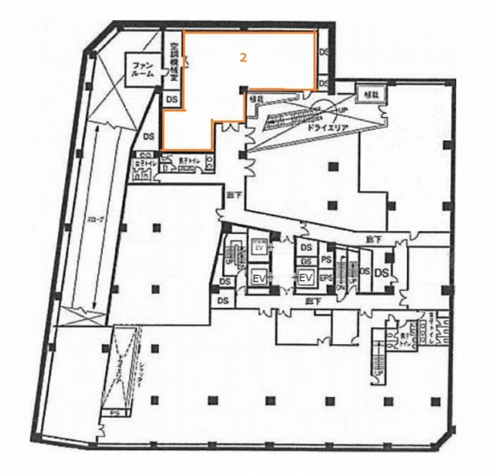 東京建物東渋谷ビル B1 フロア図面 5