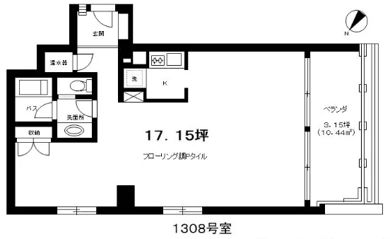 ドルミ代々木ビル 13 フロア図面 7
