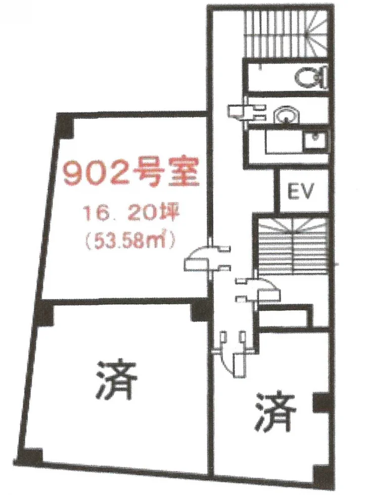 越一ビル 9 フロア図面 7