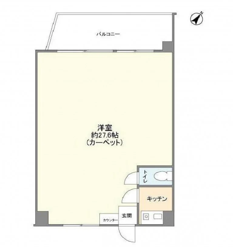 原宿コーポ別館 5 フロア図面 1
