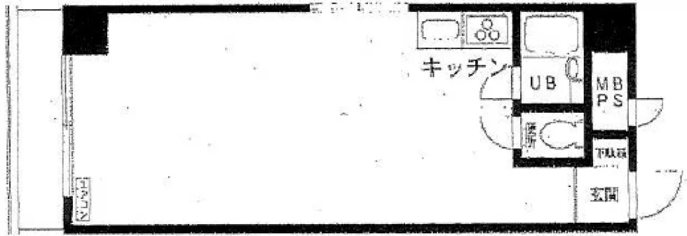 ヴェラハイツ道玄坂ビル 6 フロア図面 1