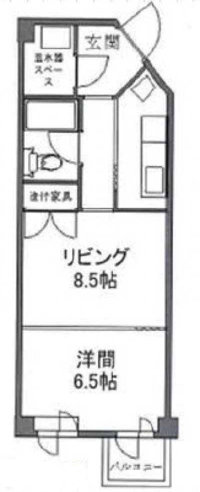 千駄ヶ谷シルクハイツ 3 フロア図面 6