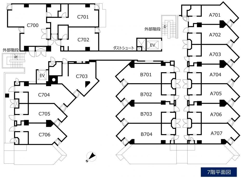 VILLA MODERNA(ビラ・モデルナ) 7 フロア図面 10