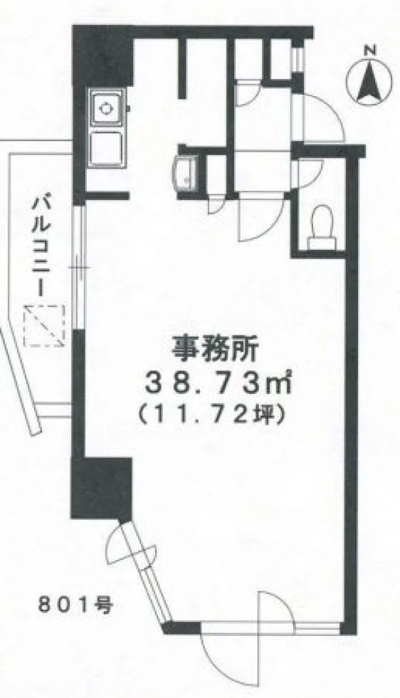 EN代官山ビル 8 フロア図面 6