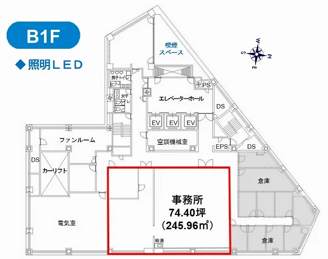 シモモトビル B1 フロア図面 10