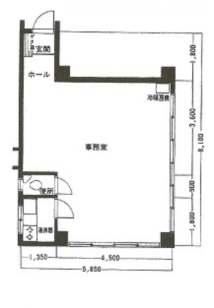 太閤コーポ代々木ビル 1 フロア図面 9