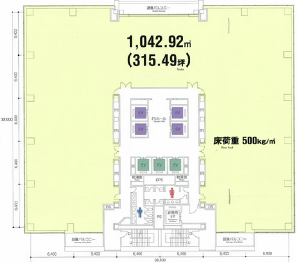 渋谷インフォスタワー 11 フロア図面 9