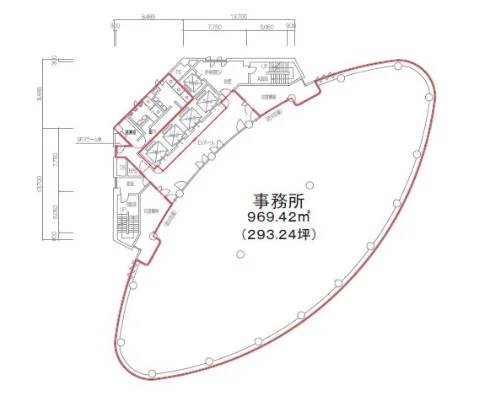 青山オーバルビル 8 フロア図面 9