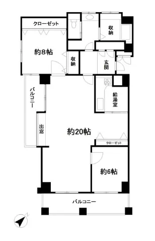 オーベル渋谷ビル 6 フロア図面 5