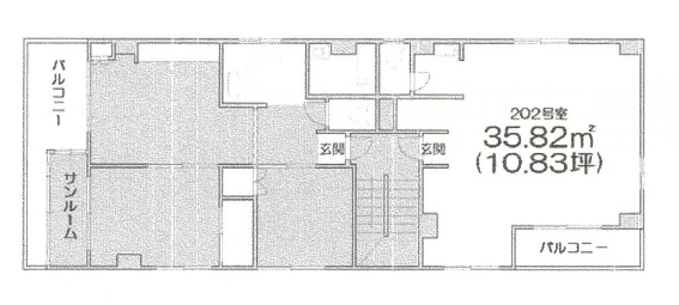 神宮苑ビル 2 フロア図面 9
