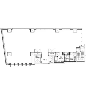 西新宿梅村ビル 2 フロア図面 1