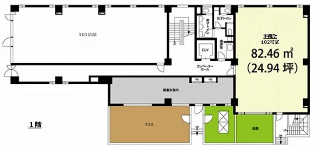 HIサンロード原宿 1 フロア図面 32