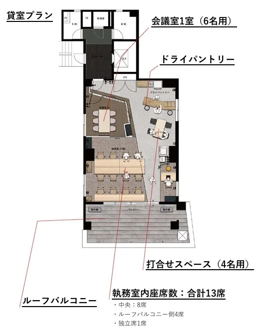 ファイブアネックス 8 フロア図面 18