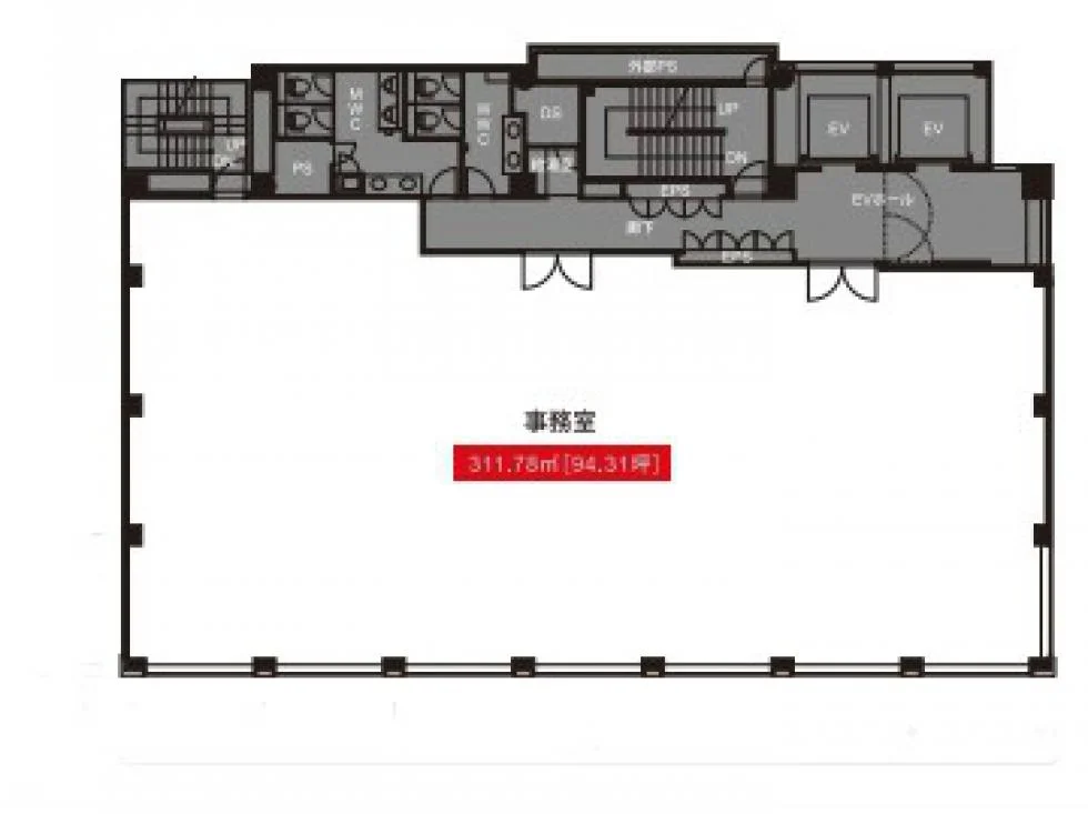 渋谷プレイスビル 2 フロア図面 1